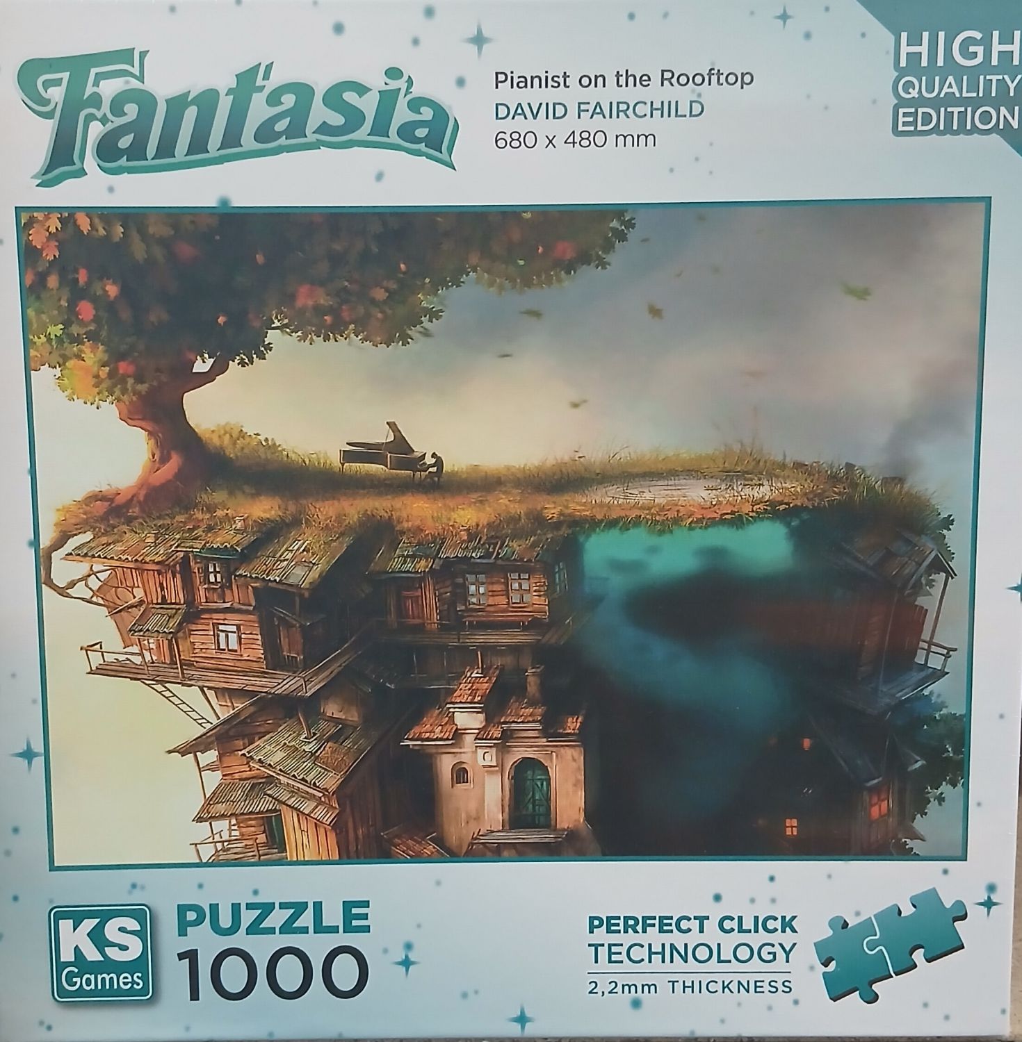 KS Games Puzzle 1000 Teile - Pianist on the Rooftop - von KS Games