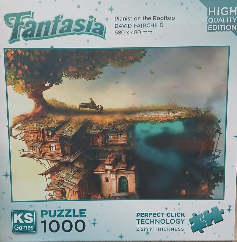 KS Games Puzzle 1000 Teile - Pianist on the Rooftop - von KS Games