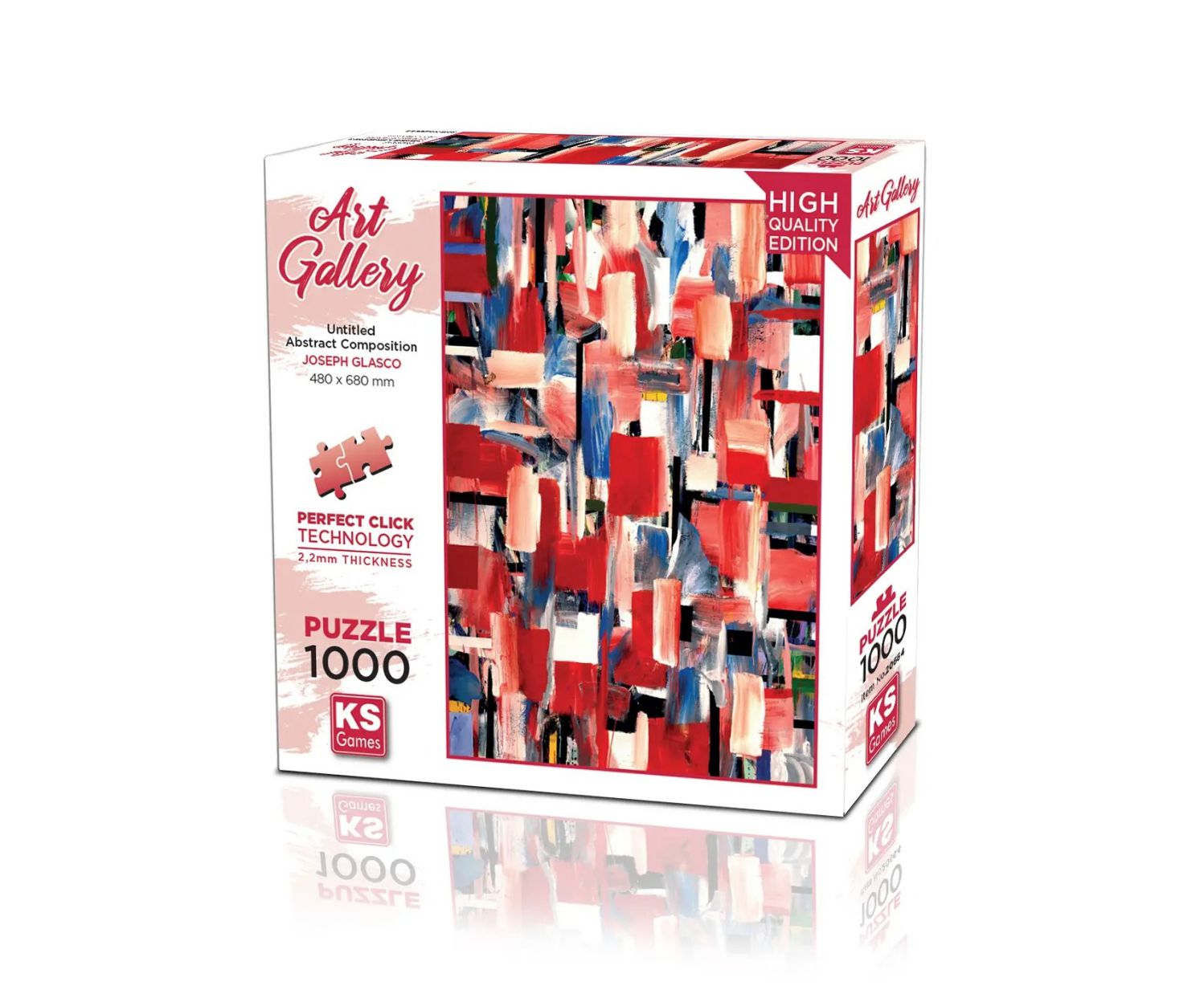 KS Games Puzzle 1000 Teile – Untitled Abstract Composition - von KS Games
