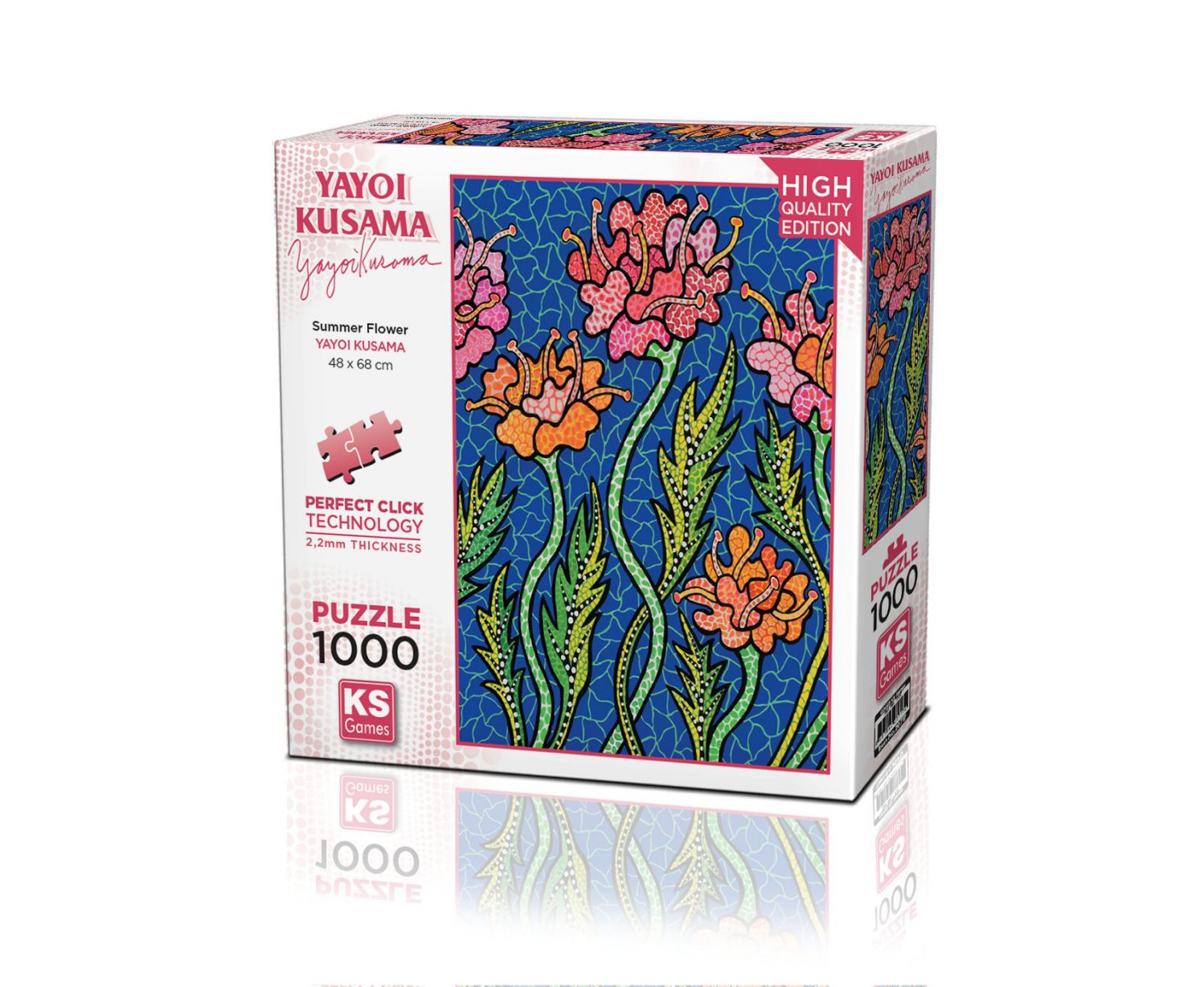 KS Games Puzzle 1000 Teile - Yayoi Kusama: Sonnenblumen - von KS Games