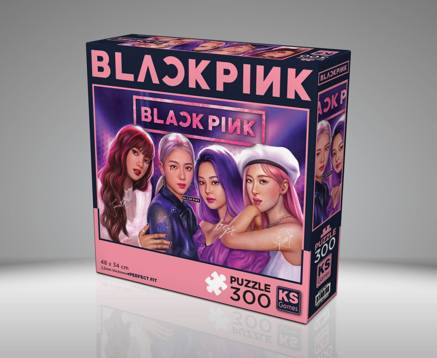 KS Games Puzzle 300 Teile - Black Pink - KS Games Puzzle 300 Teile - Black Pink - von KS Games