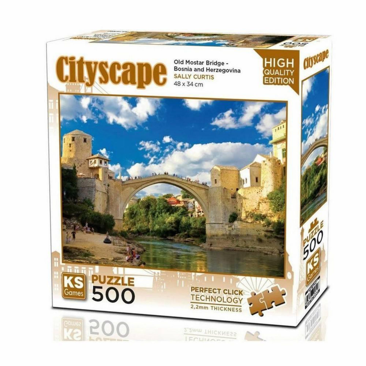 KS Games Puzzle 500 Teile - Alte Mostar-Brücke, Bosnien und Herzegowina - KS Games Puzzle 500 Teile - Alte Mostar-Brücke, Bosnien und Herzegowina - von KS Games
