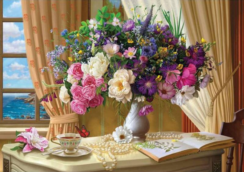 KS Games Puzzle 500 Teile - Morning Tea - von KS Games