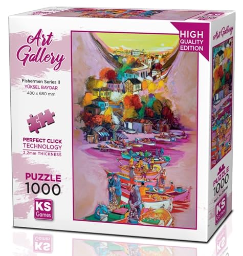 KS Puzzle 20686 - Fishermen Series II - 1000 Teile Puzzle für Erwachsene von KS Games