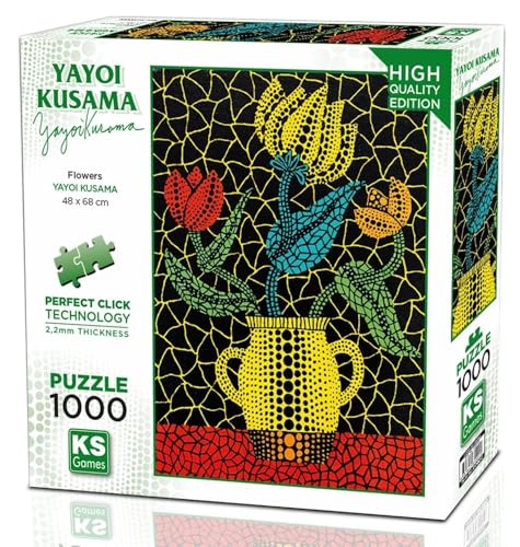 KS Puzzle 20715 - Blumen - 1000 Teile Puzzle für Erwachsene von KS Games