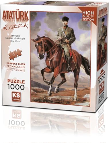 KS Puzzle 20726 - Gazi Mustafa Kemal Sakarya mit seinem Pferd - 1000 Teile Puzzle für Erwachsene KS Puzzle 20726 - Gazi Mustafa Kemal Sakarya mit seinem Pferd - 1000 Teile Puzzle für Erwachsene von KS Games
