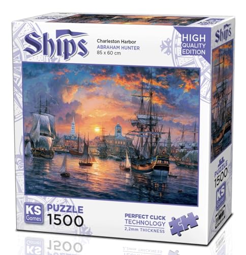 KS Puzzle 22026 - Charleston Hafen - 1500 Teile Puzzle für Erwachsene KS Puzzle 22026 - Charleston Hafen - 1500 Teile Puzzle für Erwachsene von KS Games