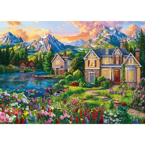 KS Puzzle 22522 - Gemütliches Haus am See - 2000 Teile Puzzle für Erwachsene KS Puzzle 22522 - Gemütliches Haus am See - 2000 Teile Puzzle für Erwachsene von KS Games