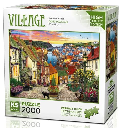 KS Puzzle 22525 - Hafendorf - 2000 Teile Puzzle für Erwachsene KS Puzzle 22525 - Hafendorf - 2000 Teile Puzzle für Erwachsene von KS Games
