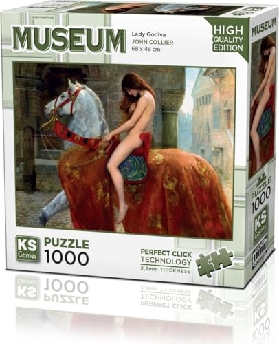 20706 Lady Godiva 1000 Teile Puzzle -KS von KS GAMES