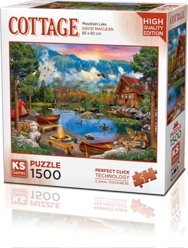 22036 Mountain Lake 1500 Teile Puzzle -KS von KS Puzzle