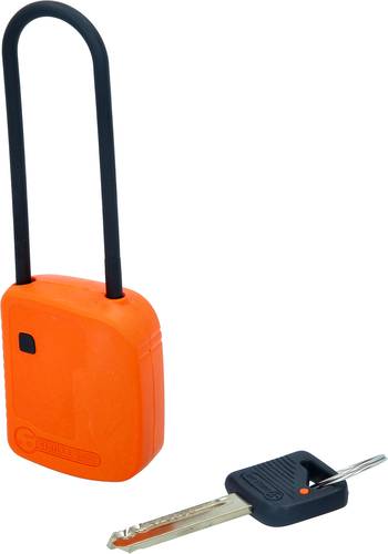 KS Tools Absperr-Vorhängeschloss, orange, Verbundmaterial, 76mm 117.0221 von KS Tools