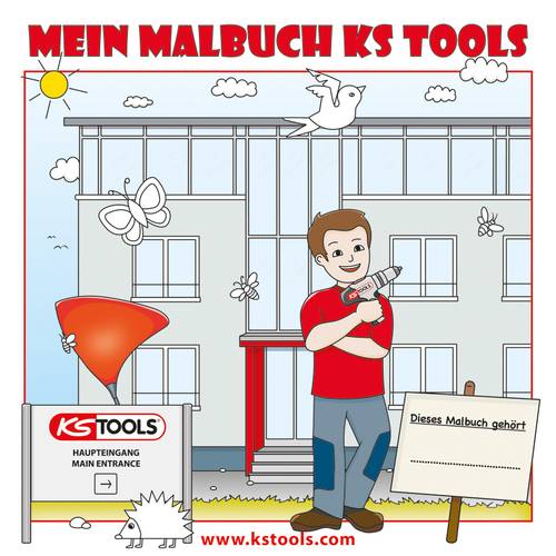 Werkzeuge-Malbuch für Kinder von KS Tools