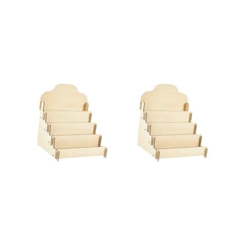 2 Set Grußkarten-Präsentationsständer Sammelkartenständer für Aufkleber, Einzelhandel, Postkarten, 29 x 26 x 34 cm, Braun 2 Set Grußkarten-Präsentationsständer Sammelkartenständer für Aufkleber, Einzelhandel, Postkarten, 29 x 26 x 34 cm, Braun von KSJOAIDDE