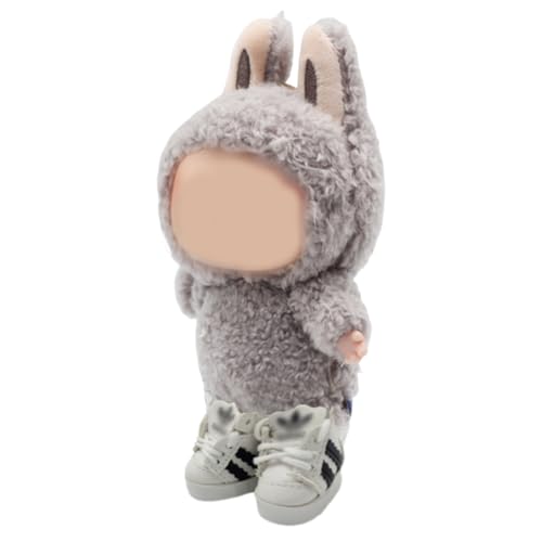 1 Paar labobo Schuhe Trend Puppenschuhe Fingerboard Schuhe Griffbrettschuhe Sehr Klein Canvas Schuhe Stoff Schuhe für Puppen, Kind Geschenk Spielzeug(für 17cm labobo) von KSOIQPU