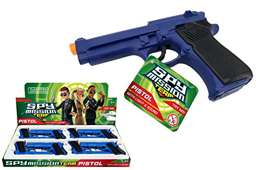 28cm Blau Spielzeug-Pistole mit Licht + Sound - Polizei Rollenspiel - Abendkleid von Toyland