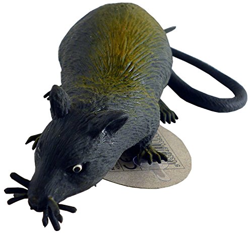 KT Ratten mit langem Schwanz, Gummi, dehnbar, 13 cm, 3 Stück von KT