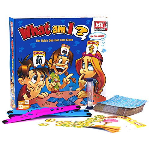 M.Y What Am I Family Kartenspiel für Kinder | Schnelles Frage-Kartenspiel Geeignet für Erwachsene und Kinder von M.Y