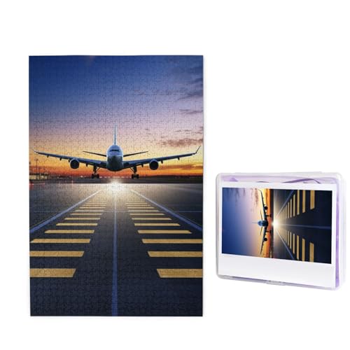 1000-teiliges Puzzle für Erwachsene, herausforderndes Puzzle für Spieleabende, Holzpuzzle, personalisierbar, benutzerdefinierte Holz-Puzzles für Familie, Flughafen, Bilderpuzzles, fertige Größe 74,9 x 1000-teiliges Puzzle für Erwachsene, herausforderndes Puzzle für Spieleabende, Holzpuzzle, personalisierbar, benutzerdefinierte Holz-Puzzles für Familie, Flughafen, Bilderpuzzles, fertige Größe 74,9 x von KTHSNSKL