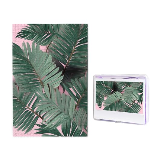 1000-teiliges Puzzle für Erwachsene, herausforderndes Puzzle für Spieleabende, Holzpuzzle, personalisierbar, benutzerdefinierte Holz-Puzzles für Familie, grüne Palme, Bildpuzzles, fertige Größe 74,9 x 1000-teiliges Puzzle für Erwachsene, herausforderndes Puzzle für Spieleabende, Holzpuzzle, personalisierbar, benutzerdefinierte Holz-Puzzles für Familie, grüne Palme, Bildpuzzles, fertige Größe 74,9 x von KTHSNSKL