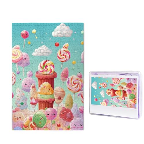 1000-teiliges Puzzle für Erwachsene, herausforderndes Puzzle für Spieleabende, Holzpuzzle, personalisierbar, individuelle Holz-Puzzles für Familie, Süßigkeiten, fröhliches Bild, Puzzle, fertige Größe 1000-teiliges Puzzle für Erwachsene, herausforderndes Puzzle für Spieleabende, Holzpuzzle, personalisierbar, individuelle Holz-Puzzles für Familie, Süßigkeiten, fröhliches Bild, Puzzle, fertige Größe von KTHSNSKL