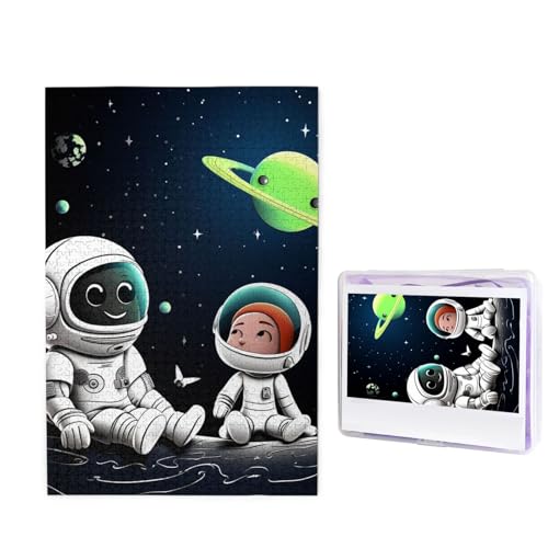 1000-teiliges Puzzle für Erwachsene, herausforderndes Puzzle für Spieleabende, Holzpuzzle, personalisierte Holz-Puzzles für Familie, Astronaut und Alien, Bildpuzzles, fertige Größe 74,9 x 50 cm 1000-teiliges Puzzle für Erwachsene, herausforderndes Puzzle für Spieleabende, Holzpuzzle, personalisierte Holz-Puzzles für Familie, Astronaut und Alien, Bildpuzzles, fertige Größe 74,9 x 50 cm von KTHSNSKL
