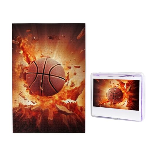 1000-teiliges Puzzle für Erwachsene, herausforderndes Puzzle für Spieleabende, Holzpuzzle, personalisierte Holz-Puzzles für Familie, Basketball, Bilderpuzzles, fertige Größe 74,9 x 50 cm 1000-teiliges Puzzle für Erwachsene, herausforderndes Puzzle für Spieleabende, Holzpuzzle, personalisierte Holz-Puzzles für Familie, Basketball, Bilderpuzzles, fertige Größe 74,9 x 50 cm von KTHSNSKL