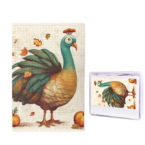1000-teiliges Puzzle für Erwachsene, herausforderndes Puzzle für Spieleabende, Holzpuzzle, personalisierte Holz-Puzzles für Familie, Erntedankfest, Truthahn-Bilderpuzzles, fertige Größe 74,9 x 50 cm 1000-teiliges Puzzle für Erwachsene, herausforderndes Puzzle für Spieleabende, Holzpuzzle, personalisierte Holz-Puzzles für Familie, Erntedankfest, Truthahn-Bilderpuzzles, fertige Größe 74,9 x 50 cm von KTHSNSKL