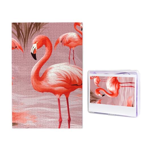 1000-teiliges Puzzle für Erwachsene, herausforderndes Puzzle für Spieleabende, Holzpuzzle, personalisierte Holz-Puzzles für Familie, Flamingo-Bilderpuzzles, fertige Größe 74,9 x 50 cm 1000-teiliges Puzzle für Erwachsene, herausforderndes Puzzle für Spieleabende, Holzpuzzle, personalisierte Holz-Puzzles für Familie, Flamingo-Bilderpuzzles, fertige Größe 74,9 x 50 cm von KTHSNSKL