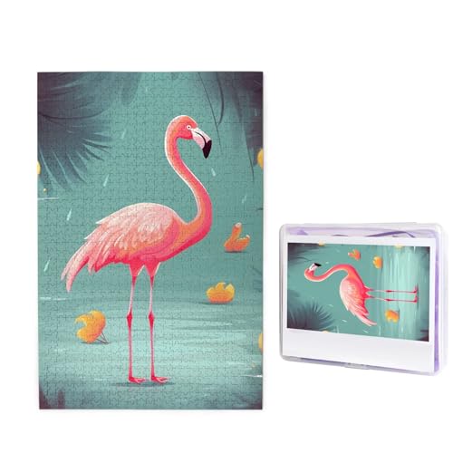 1000-teiliges Puzzle für Erwachsene, herausforderndes Puzzle für Spieleabende, Holzpuzzle, personalisierte Holz-Puzzles für Familie, Flamingo-Bilderpuzzles, fertige Größe 74,9 x 50 cm 1000-teiliges Puzzle für Erwachsene, herausforderndes Puzzle für Spieleabende, Holzpuzzle, personalisierte Holz-Puzzles für Familie, Flamingo-Bilderpuzzles, fertige Größe 74,9 x 50 cm von KTHSNSKL
