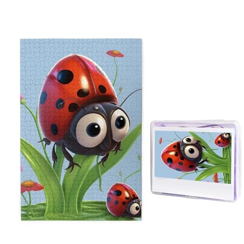 1000-teiliges Puzzle für Erwachsene, herausforderndes Puzzle für Spieleabende, Holzpuzzle, personalisierte Holz-Puzzles für Familie, Marienkäfer-Bilderpuzzles, fertige Größe 74,9 x 50 cm 1000-teiliges Puzzle für Erwachsene, herausforderndes Puzzle für Spieleabende, Holzpuzzle, personalisierte Holz-Puzzles für Familie, Marienkäfer-Bilderpuzzles, fertige Größe 74,9 x 50 cm von KTHSNSKL