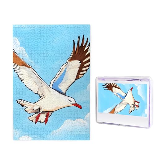 1000-teiliges Puzzle für Erwachsene, herausforderndes Puzzle für Spieleabende, Holzpuzzle, personalisierte Holz-Puzzles für Familie, fliegende Möwen, Bilderpuzzles, fertige Größe 74,9 x 50 cm 1000-teiliges Puzzle für Erwachsene, herausforderndes Puzzle für Spieleabende, Holzpuzzle, personalisierte Holz-Puzzles für Familie, fliegende Möwen, Bilderpuzzles, fertige Größe 74,9 x 50 cm von KTHSNSKL