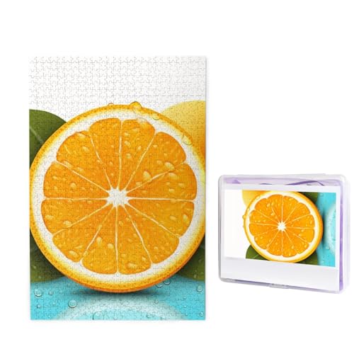 1000-teiliges Puzzle für Erwachsene, herausforderndes Puzzle für Spieleabende, Holzpuzzle, personalisierte Holz-Puzzles für Familie, frische orangefarbene Früchte, Bildpuzzles, fertige Größe 74,9 x 50 1000-teiliges Puzzle für Erwachsene, herausforderndes Puzzle für Spieleabende, Holzpuzzle, personalisierte Holz-Puzzles für Familie, frische orangefarbene Früchte, Bildpuzzles, fertige Größe 74,9 x 50 von KTHSNSKL