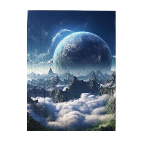 500-teiliges Puzzle für Erwachsene, herausfordernde Puzzles für Spieleabende, Holzpuzzle, personalisierbar, individuelle Holzpuzzles für Familie, Fantasie, Erdbild, Puzzle, fertige Größe 51,8 x 38,1 500-teiliges Puzzle für Erwachsene, herausfordernde Puzzles für Spieleabende, Holzpuzzle, personalisierbar, individuelle Holzpuzzles für Familie, Fantasie, Erdbild, Puzzle, fertige Größe 51,8 x 38,1 von KTHSNSKL