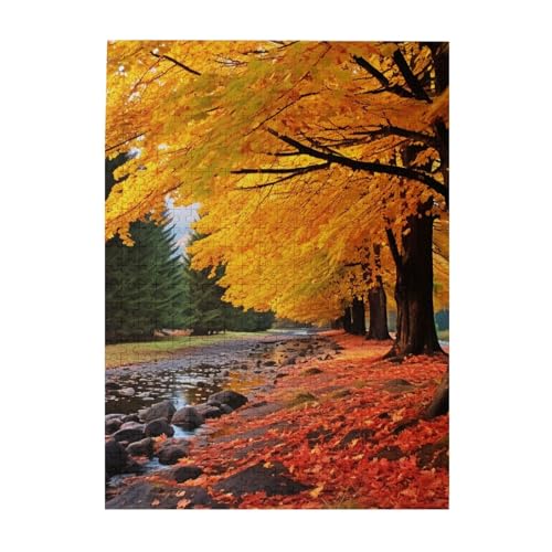 500-teiliges Puzzle für Erwachsene, herausfordernde Puzzles für Spieleabende, Holzpuzzle, personalisierbar, individuelle Holzpuzzles für Familie, Herbstfarben, Bildpuzzles, fertige Größe 51,8 x 38,1 500-teiliges Puzzle für Erwachsene, herausfordernde Puzzles für Spieleabende, Holzpuzzle, personalisierbar, individuelle Holzpuzzles für Familie, Herbstfarben, Bildpuzzles, fertige Größe 51,8 x 38,1 von KTHSNSKL