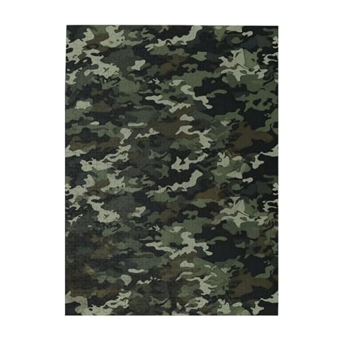 500-teiliges Puzzle für Erwachsene, herausfordernde Puzzles für Spieleabende, Holzpuzzle, personalisierte Holzpuzzles für Familie, Camouflage-Bilderpuzzles, fertige Größe 51,8 x 38,1 cm 500-teiliges Puzzle für Erwachsene, herausfordernde Puzzles für Spieleabende, Holzpuzzle, personalisierte Holzpuzzles für Familie, Camouflage-Bilderpuzzles, fertige Größe 51,8 x 38,1 cm von KTHSNSKL