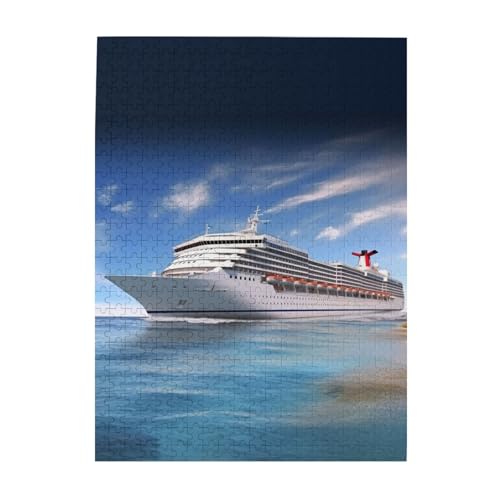 500-teiliges Puzzle für Erwachsene, herausfordernde Puzzles für Spieleabende, Holzpuzzle, personalisierte Holzpuzzles für Familie, Meer, Kreuzfahrt, Schiff, Bildpuzzles, fertige Größe 51,8 x 38,1 cm 500-teiliges Puzzle für Erwachsene, herausfordernde Puzzles für Spieleabende, Holzpuzzle, personalisierte Holzpuzzles für Familie, Meer, Kreuzfahrt, Schiff, Bildpuzzles, fertige Größe 51,8 x 38,1 cm von KTHSNSKL