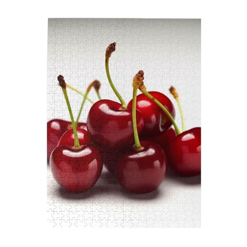 500-teiliges Puzzle für Erwachsene, herausfordernde Puzzles für Spieleabende, Holzpuzzle, personalisierte Holzpuzzles für Familie, chilenische Kirschen, Bilderpuzzles, fertige Größe 51,8 x 38,1 cm 500-teiliges Puzzle für Erwachsene, herausfordernde Puzzles für Spieleabende, Holzpuzzle, personalisierte Holzpuzzles für Familie, chilenische Kirschen, Bilderpuzzles, fertige Größe 51,8 x 38,1 cm von KTHSNSKL