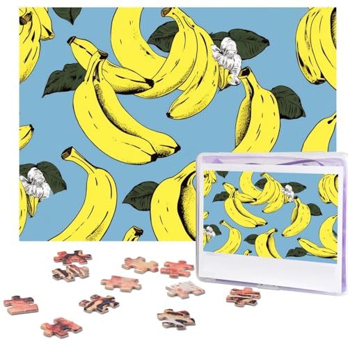 500-teiliges Puzzle für Erwachsene, herausforderndes Puzzle für Spieleabende, Holzpuzzle, personalisierbar, benutzerdefinierte Holz-Puzzles für Familie, Bananen-Druck, Bildrätsel, fertige Größe 51,8 x 500-teiliges Puzzle für Erwachsene, herausforderndes Puzzle für Spieleabende, Holzpuzzle, personalisierbar, benutzerdefinierte Holz-Puzzles für Familie, Bananen-Druck, Bildrätsel, fertige Größe 51,8 x von KTHSNSKL