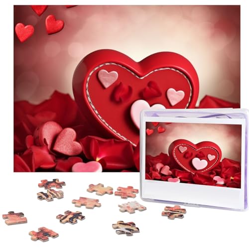 500-teiliges Puzzle für Erwachsene, herausforderndes Puzzle für Spieleabende, Holzpuzzle, personalisierbar, individuelle Holz-Puzzles für Familie, Happy Valentine's Day, Bilderpuzzles, fertige Größe 500-teiliges Puzzle für Erwachsene, herausforderndes Puzzle für Spieleabende, Holzpuzzle, personalisierbar, individuelle Holz-Puzzles für Familie, Happy Valentine's Day, Bilderpuzzles, fertige Größe von KTHSNSKL