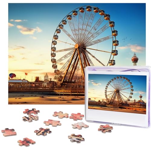 500-teiliges Puzzle für Erwachsene, herausforderndes Puzzle für Spieleabende, Holzpuzzle, personalisierbar, individuelle Holz-Puzzles für Familie, Riesenrad, Bildpuzzles, fertige Größe 51,8 x 38,1 cm 500-teiliges Puzzle für Erwachsene, herausforderndes Puzzle für Spieleabende, Holzpuzzle, personalisierbar, individuelle Holz-Puzzles für Familie, Riesenrad, Bildpuzzles, fertige Größe 51,8 x 38,1 cm von KTHSNSKL