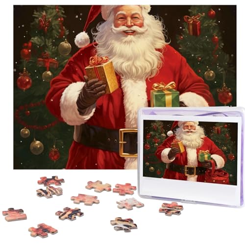 500-teiliges Puzzle für Erwachsene, herausforderndes Puzzle für Spieleabende, Holzpuzzle, personalisierbar, individuelle Holz-Puzzles für Familie, Weihnachtsmann, Bilderpuzzles, fertige Größe 51,8 x 500-teiliges Puzzle für Erwachsene, herausforderndes Puzzle für Spieleabende, Holzpuzzle, personalisierbar, individuelle Holz-Puzzles für Familie, Weihnachtsmann, Bilderpuzzles, fertige Größe 51,8 x von KTHSNSKL