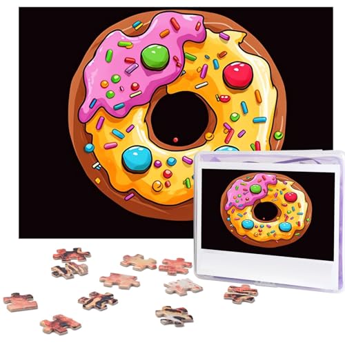 500-teiliges Puzzle für Erwachsene, herausforderndes Puzzle für Spieleabende, Holzpuzzle, personalisierte Holz-Puzzles für Familie, Donut-Bilderpuzzles, fertige Größe 51,8 x 38,1 cm 500-teiliges Puzzle für Erwachsene, herausforderndes Puzzle für Spieleabende, Holzpuzzle, personalisierte Holz-Puzzles für Familie, Donut-Bilderpuzzles, fertige Größe 51,8 x 38,1 cm von KTHSNSKL