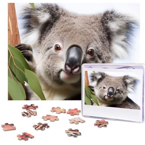 500-teiliges Puzzle für Erwachsene, herausforderndes Puzzle für Spieleabende, Holzpuzzle, personalisierte Holz-Puzzles für Familie, Koalabär-Bilderpuzzles, fertige Größe 51,8 x 38,1 cm 500-teiliges Puzzle für Erwachsene, herausforderndes Puzzle für Spieleabende, Holzpuzzle, personalisierte Holz-Puzzles für Familie, Koalabär-Bilderpuzzles, fertige Größe 51,8 x 38,1 cm von KTHSNSKL