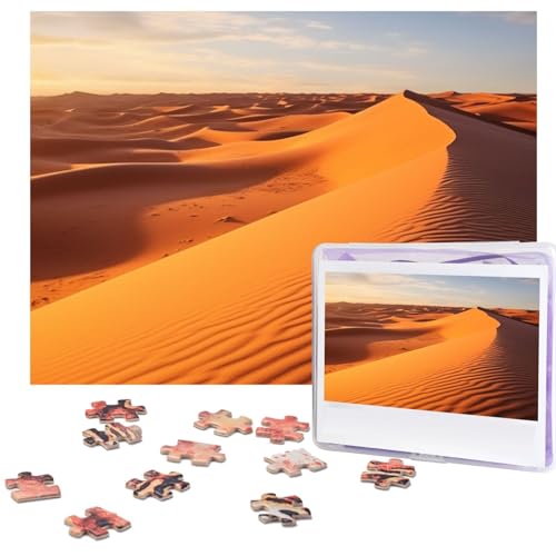 500-teiliges Puzzle für Erwachsene, herausforderndes Puzzle für Spieleabende, Holzpuzzle, personalisierte Holz-Puzzles für Familie, Sanddünen in der Sahara, Bilderpuzzles, fertige Größe 51,8 x 38,1 cm 500-teiliges Puzzle für Erwachsene, herausforderndes Puzzle für Spieleabende, Holzpuzzle, personalisierte Holz-Puzzles für Familie, Sanddünen in der Sahara, Bilderpuzzles, fertige Größe 51,8 x 38,1 cm von KTHSNSKL