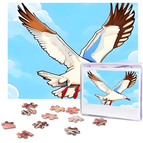 500-teiliges Puzzle für Erwachsene, herausforderndes Puzzle für Spieleabende, Holzpuzzle, personalisierte Holz-Puzzles für Familie, fliegende Möwen, Bilderpuzzles, fertige Größe 51,8 x 38,1 cm 500-teiliges Puzzle für Erwachsene, herausforderndes Puzzle für Spieleabende, Holzpuzzle, personalisierte Holz-Puzzles für Familie, fliegende Möwen, Bilderpuzzles, fertige Größe 51,8 x 38,1 cm von KTHSNSKL