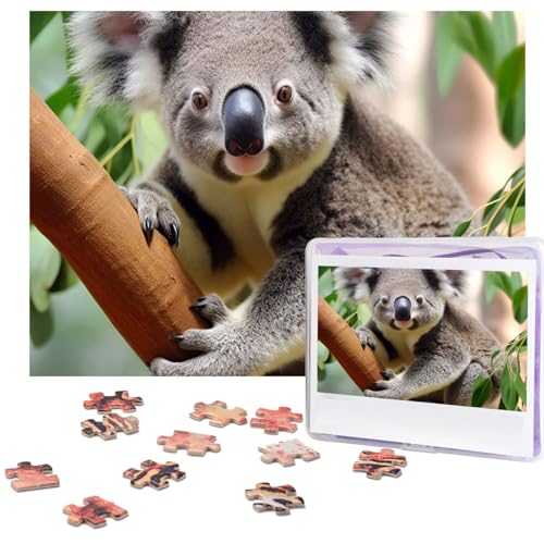 500-teiliges Puzzle für Erwachsene, herausforderndes Puzzle für Spieleabende, Holzpuzzle, personalisierte Holz-Puzzles für Familie, niedliche Koala-Bilderpuzzles, fertige Größe 51,8 x 38,1 cm 500-teiliges Puzzle für Erwachsene, herausforderndes Puzzle für Spieleabende, Holzpuzzle, personalisierte Holz-Puzzles für Familie, niedliche Koala-Bilderpuzzles, fertige Größe 51,8 x 38,1 cm von KTHSNSKL