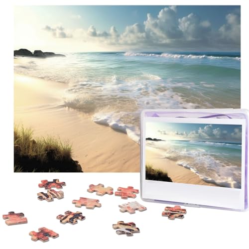 500-teiliges Puzzle für Erwachsene, herausforderndes Puzzle für Spieleabende, Holzpuzzle, personalisierte Holz-Puzzles für Familie, ruhige Küsten-Bilderpuzzles, fertige Größe 51,8 x 38,1 cm 500-teiliges Puzzle für Erwachsene, herausforderndes Puzzle für Spieleabende, Holzpuzzle, personalisierte Holz-Puzzles für Familie, ruhige Küsten-Bilderpuzzles, fertige Größe 51,8 x 38,1 cm von KTHSNSKL