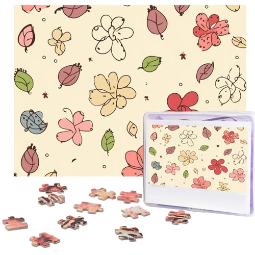 500-teiliges Puzzle für Erwachsene, herausforderndes Puzzle für Spieleabende, Holzpuzzle, personalisierte Holz-Puzzles für Familie, schöne Blumenmuster, Bilderpuzzles, fertige Größe 51,8 x 38,1 cm 500-teiliges Puzzle für Erwachsene, herausforderndes Puzzle für Spieleabende, Holzpuzzle, personalisierte Holz-Puzzles für Familie, schöne Blumenmuster, Bilderpuzzles, fertige Größe 51,8 x 38,1 cm von KTHSNSKL