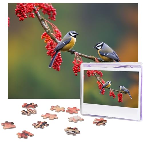 500-teiliges Puzzle für Erwachsene, herausforderndes Puzzle für Spieleabende, Holzpuzzle, personalisierte Holz-Puzzles für Familienvögel, Herbst-Bilderpuzzles, fertige Größe 51,8 x 38,1 cm 500-teiliges Puzzle für Erwachsene, herausforderndes Puzzle für Spieleabende, Holzpuzzle, personalisierte Holz-Puzzles für Familienvögel, Herbst-Bilderpuzzles, fertige Größe 51,8 x 38,1 cm von KTHSNSKL